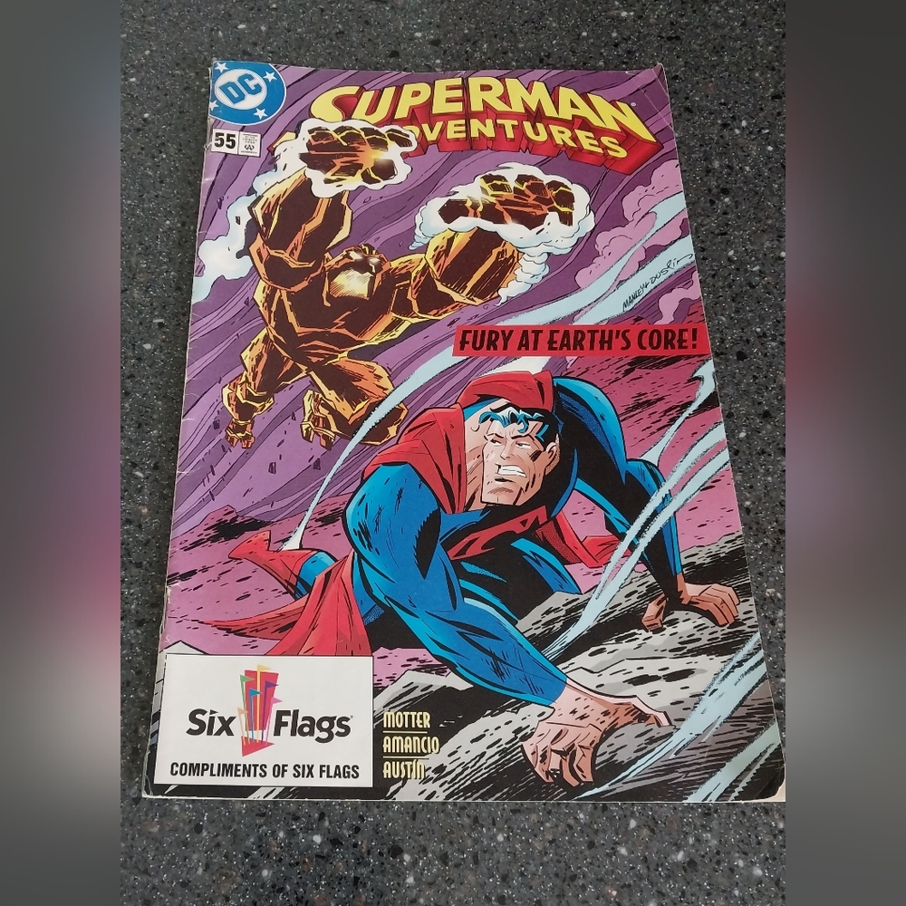 Superman Adventures #55 Fury At Earths Core 2001